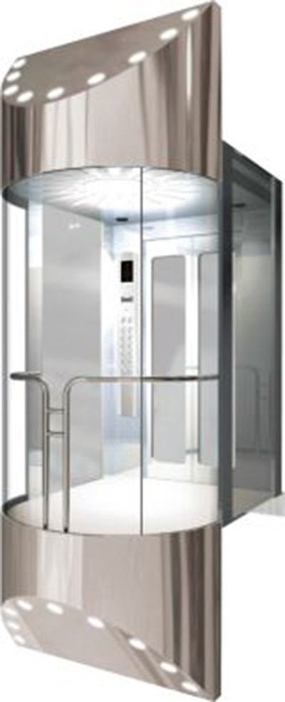 Ascensor panorámico de cristal