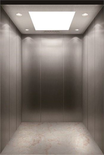 Ascensor de pasajeros de tracción de decoración básica